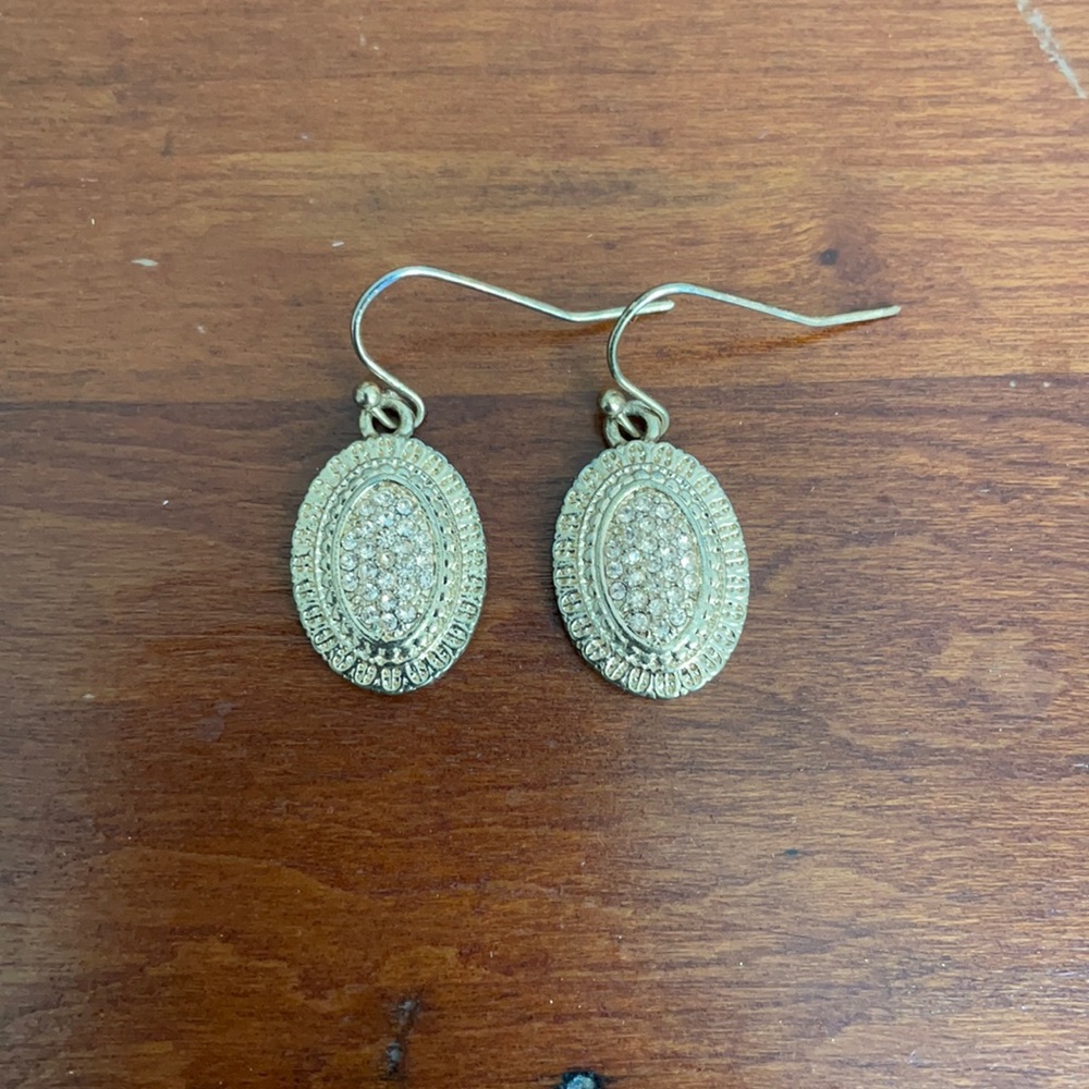 Gold dangly earrings